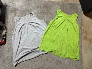 2 Woman Within 1x vneck tanks